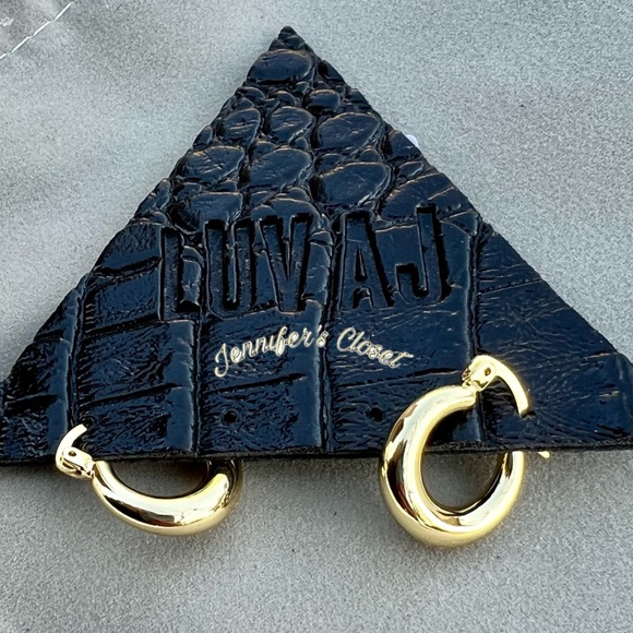 Luv Aj Mini Martina Hoop Earrings - Picture 8 of 9